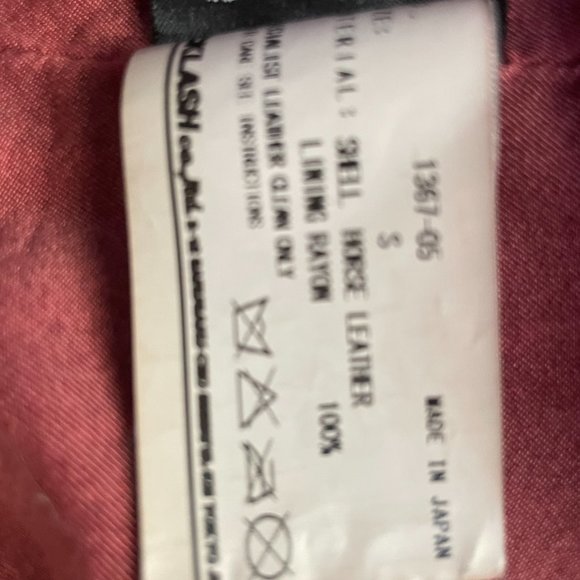 Red Isamu Katayama Backlash Leather Coat size S - Picture 3 of 9